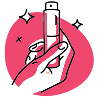 Perfume Atomizer in hand